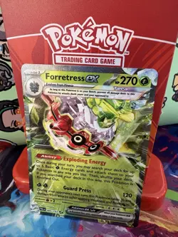 Pokemon Forretress EX 005/193 Paldea Evolved Double Rare Holo NM - Image 2