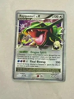 Pokemon Rayquaza C LV.X Diamond and Pearl DP47 - Image 1