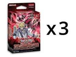 Yugioh TCG The Crimson King 1st Edition Structure Decks x 3 SEALED! - Image 1