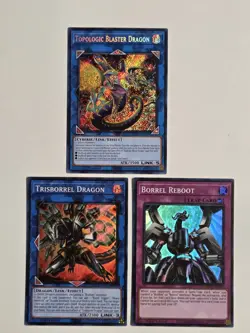 Topologic Blaster Dragon BPRO-EN046 Secret Rare Yugioh Burst Protocol Set x3 - Image 1