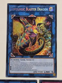 Topologic Blaster Dragon BPRO-EN046 Secret Rare Yugioh Burst Protocol Set x3 - Image 2