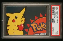 PSA 7 2001 TOPPS POKEMON#P01 ROW 1 COLUMN 1 JOHTO SER.3 EP CARD - Image 1