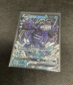 CUSTOM MADE Kyogre Shiny/ Holo Pokemon Card Full/ Alt Art Stained Glass NM - Image 1