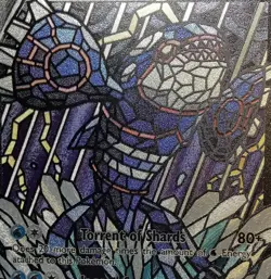CUSTOM MADE Kyogre Shiny/ Holo Pokemon Card Full/ Alt Art Stained Glass NM - Image 2