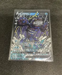 CUSTOM MADE Kyogre Shiny/ Holo Pokemon Card Full/ Alt Art Stained Glass NM - Image 4