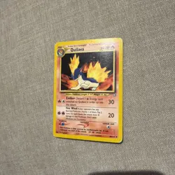 Pokemon TCG Quilava 46/111 Neo Genesis Uncommon Card Condition - Image 1