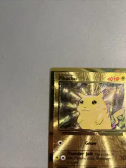 Pokemon TCG Celebrations Pikachu Gold Metal Card 58/102 25th Anniversary A - Image 4