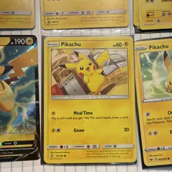 Pokemon TCG Pikachu & Ash's Pikachu Card Lot 33 Basic Holo Mixed Sets English - Image 4