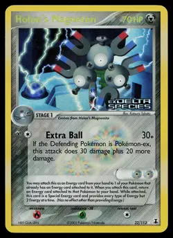 Pokemon Card - Holon's Magneton Delta Species 22/113 Rare Reverse Holo Stamped - Image 1