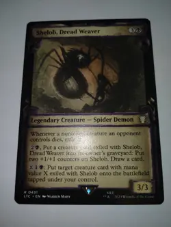 Magic LTC Commander: Tales of Middle-Earth Shelob, Dread Weaver FREE SHIPPING - Image 1