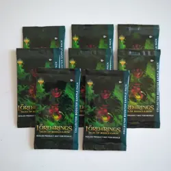 MTG LOTR Collector Booster Sample Pack 8x sealed bundle Lord of the Rings lot - Image 1