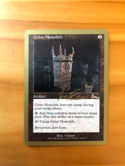 Mtg WCD Finkel Grim Monolith LP - Image 1