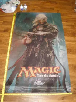 MTG Magic Zendikar Sorin Markov Cloth Poster Hanging Store Display - Image 1