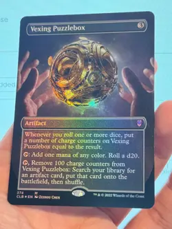1X FOIL Vexing Puzzlebox BORDERLESS MINT MTG Magic CLB Baldur's Gate Commander - Image 3