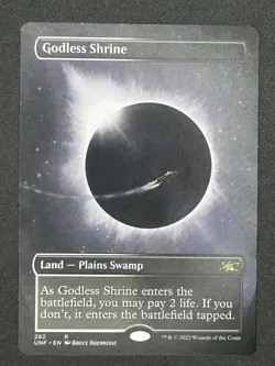 Magic The Gathering Godless Shrine (Borderless) Unfinity Normal - Image 5