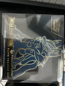 Pokemon TCG Mega Evolutions Pokemon Centre ETB Lucario and Gardevoir SEALED - Image 3