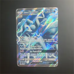 Pokemon TCG Alolan Ninetales GX Ultra Rare Full Art Holo 132/145 SM Guardians R… - Image 1