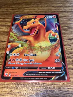 Charizard V Ultra Rare 019/189 Darkness Ablaze Pokemon Card NM/M - Image 3