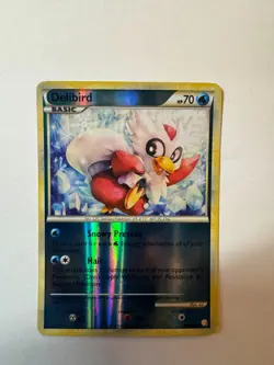 Delibird 39/123 Reverse Holo Pokemon Pre-owned - Image 1