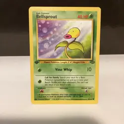 Pokemon Bellsprout 49/64 Jungle 1st Edition 1999 TCG - Image 1