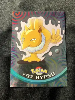 2000 Topps Pokemon TV Animation Edition Series 2 Silver Foil Hypno #97 0s72 - Image 1