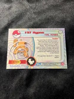 2000 Topps Pokemon TV Animation Edition Series 2 Silver Foil Hypno #97 0s72 - Image 2