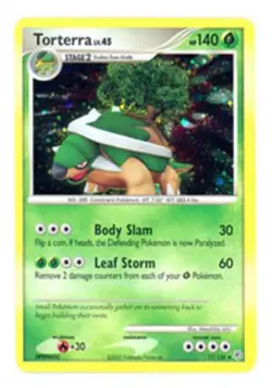Torterra - 17/130 - Holo Rare - Diamond and Pearl #17/130 Pokemon TCG - Image 1