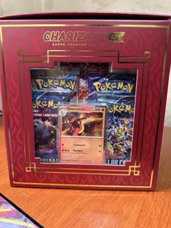 Pokemon Charizard ex Super-Premium Collection Sealed Box 10 Boosters Promo - Image 2