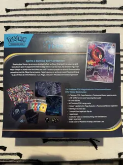 Pokemon Mega Evolution Phantasmal Flames Elite Trainer Box Charizard Promo - Image 3