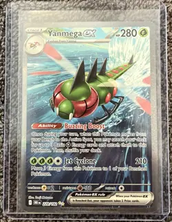 Pokemon S&V Destined Rivals Yanmega ex 228/182 Special Illustration Rare NM - Image 1