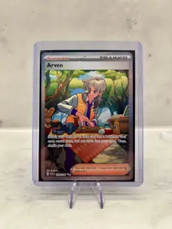 Arven 249/198 Pokemon S&V Base Set Special Illustration Mint Condition - Image 1