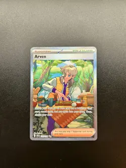 Arven 249/198 Pokemon S&V Base Set Special Illustration Mint Condition - Image 2