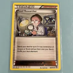 Pokemon TCG Fossil Researcher Furious Fists 92/111 Cosmos Holo Pack Fresh - Image 2