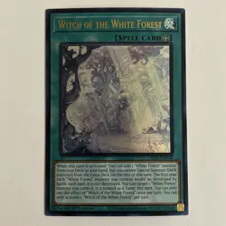 Yugioh Tcg Witch of the White Forest ALIN-EN058 Alliance Insight 1st Edition LP! - Image 1