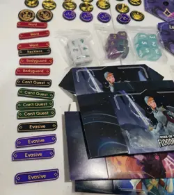 Many Disney Lorcana Dice Lore Counters Dividers Acrylic Tokens Deck Box & More - Image 2