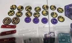 Many Disney Lorcana Dice Lore Counters Dividers Acrylic Tokens Deck Box & More - Image 3