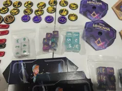 Many Disney Lorcana Dice Lore Counters Dividers Acrylic Tokens Deck Box & More - Image 4