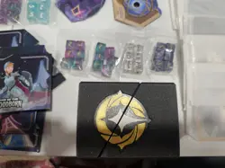 Many Disney Lorcana Dice Lore Counters Dividers Acrylic Tokens Deck Box & More - Image 5