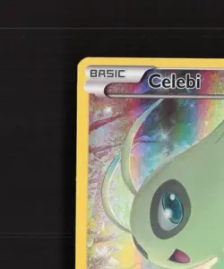 Celebi XY111 XY Black Star Promo Full Art Holo Pokemon Card LP - Image 3