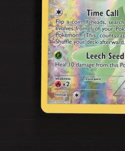 Celebi XY111 XY Black Star Promo Full Art Holo Pokemon Card LP - Image 5