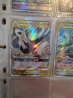 Pokemon TAG TEAM GX Card Bundle (5) – Gengar Latias Celebi – PRXY Fan Display - Image 5
