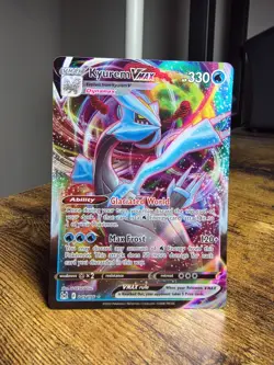 Kyurem VMAX 049/196 Ultra Rare Lost Origin Pokemon Card - NM Near Mint - Image 1