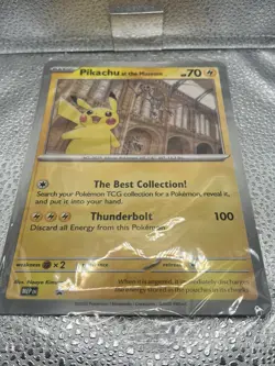 Pokemon National History Museum - Pikachu Promo Card In Hand - No Reserve - Image 1