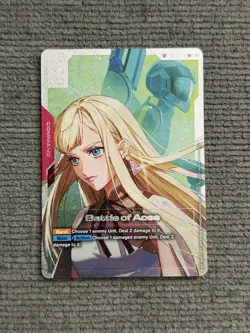 GUNDAM CARD GAME GD01-111 R+ (SP) BATTLE OF THE ACES - SPR+ (GD03 STEEL REQUIEM) - Image 1