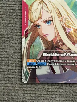 GUNDAM CARD GAME GD01-111 R+ (SP) BATTLE OF THE ACES - SPR+ (GD03 STEEL REQUIEM) - Image 5