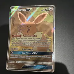 Pokemon Eevee GX Black Star Promo Holo SM233 Pokemon TCG Card Stock Single Card - Image 1