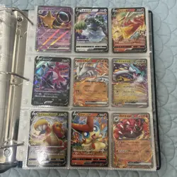 Pokemon Card Binder Collection 50 Cards - Image 1