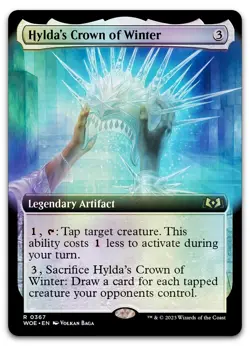 Hylda's Crown of Winter (Extended Art) #367 (Foil) NM Wilds of Eldraine - Image 1