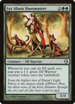 Lys Alana Huntmaster 1x MtG Duels of the Planeswalkers SP/NM - Image 1