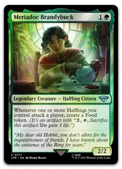 Meriadoc Brandybuck #177 (Foil) (NM) Lord of the Rings LTR Magic MTG - Image 1